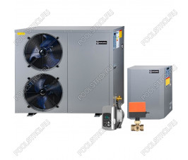 Тепловой насос ГВС Сплит AquaViva AVH-18-25S+CP3W инверторный с циркуляционным насосом и трехходовым клапаном