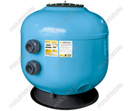 Фильтр AquaViva MS1250 (62 м³/ч, 1250 мм, 1580 кг, 90 мм, 2,5 Бар, 0.8м засыпка)