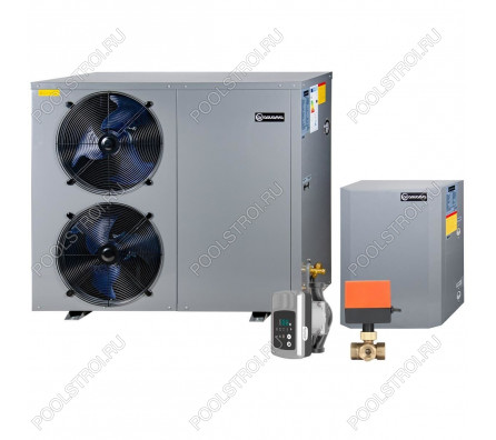Тепловой насос ГВС Сплит AquaViva AVH-18-25S+CP3W инверторный с циркуляционным насосом и трехходовым клапаном