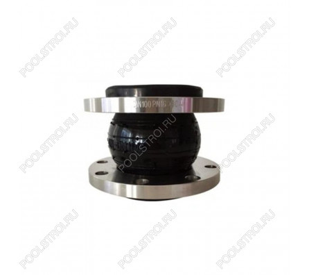 Сильфонный компенсатор EPDM  d110 фланцы (SS304 сталь)