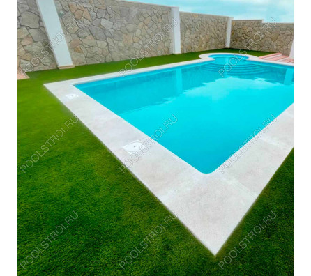Лайнер Cefil Touch Onyx Hawai (голубой сланец) 1.65x25m (41,25м.кв)